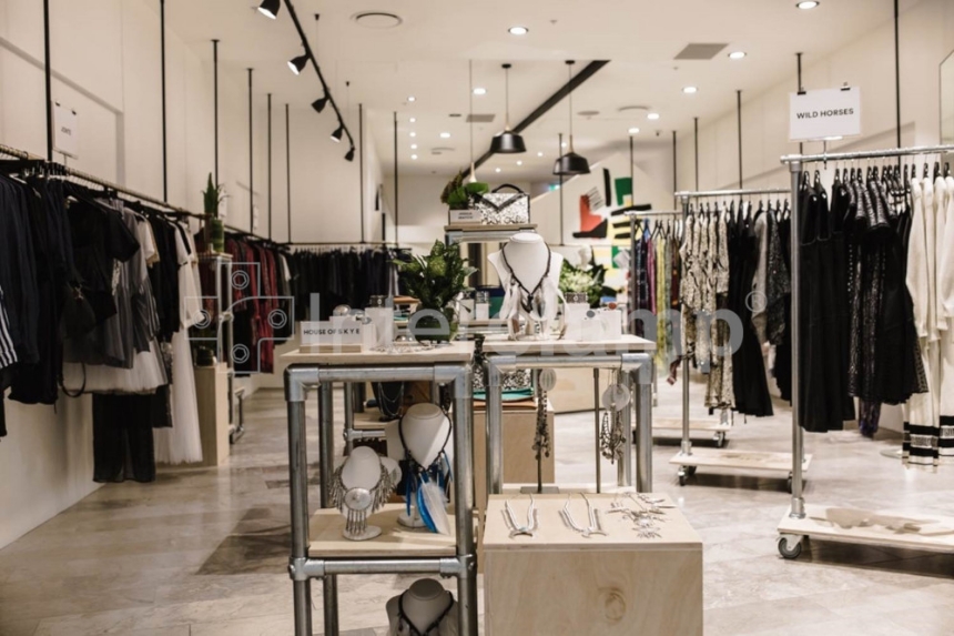 Modern Industrial Design Fashion Retail Display